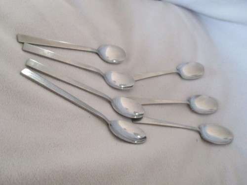 SEVEN BOAC TEASPOONS FOR YOUR COLLECTION MADE BY ATKINSON BROS, SHEFFIELD