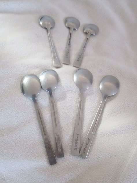 SEVEN BOAC TEASPOONS FOR YOUR COLLECTION MADE BY ATKINSON BROS, SHEFFIELD