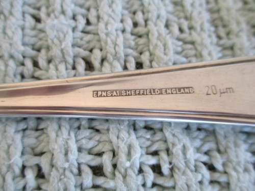 VINTAGE SILVER PLATED SALAD SERVERS