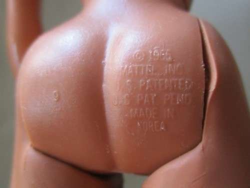 RARE FIND!  VINTAGE 1970`s MATTEL MALIBU BARBIE DOLL (MADE IN KOREA)
