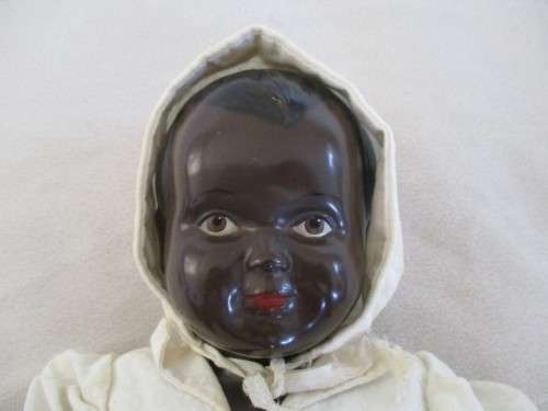 RARE FIND!! ANTIQUE 1930`s BLACK CELLULOID DOLL  - SCHWABISCHE, GERMANY
