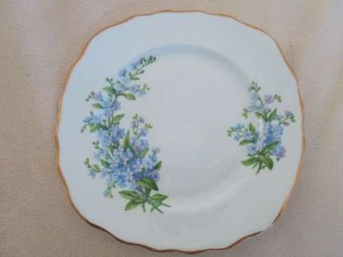 COLCLOUGH `FORGET-ME-NOT` SIDE/CAKE PLATE