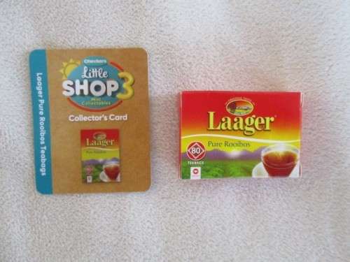 A BATCH OF 6 CHECKERS LITTLE SHOP 3 ITEMS - ALL BAR ONE WITH COLLECTOR`S CARDS - NO DUPLICATES