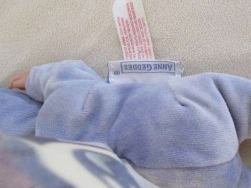 SHHH.....ADORABLE  ANNE GEDDES BUTTERFLY DOLL... FAST ASLEEP
