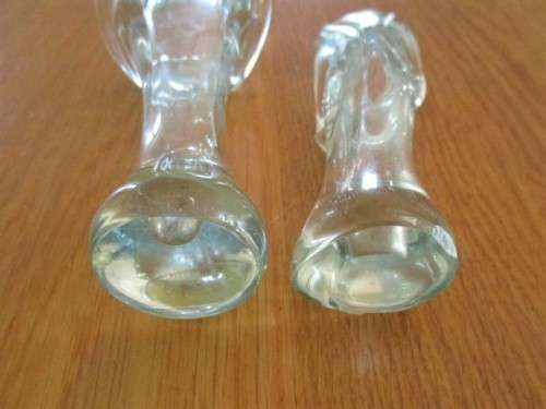ULTRA RARE NGWENYA GLASS BUD VASES - PERFECT CONDITION