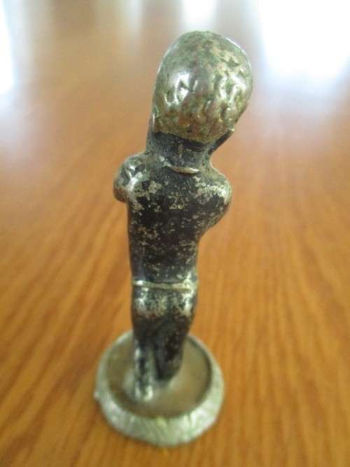 ULTRA RARE VINTAGE/ANTIQUE LEAD FIGURES OF SAN (BUSHMAN) MAN AND WOMAN - NEED REPAINTING