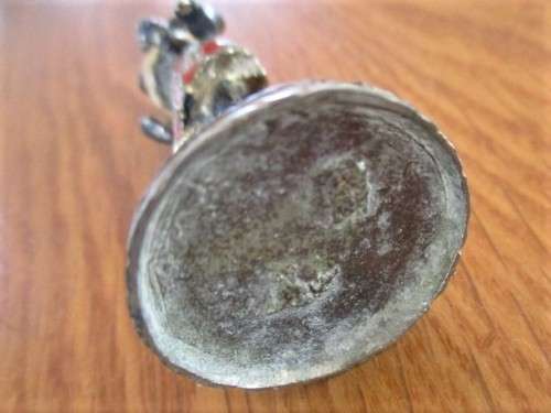 ULTRA RARE VINTAGE/ANTIQUE LEAD FIGURES OF SAN (BUSHMAN) MAN AND WOMAN - NEED REPAINTING