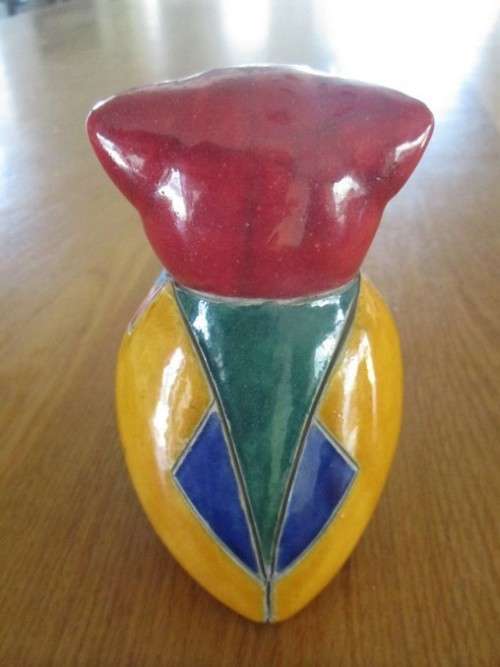 COLLECTABLE SIGNED RAKU OWL - MEDIUM SIZE (GREAT CONDITION - IGNORE REFLECTIONS)