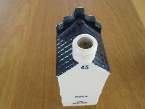 BLUE DELFTS KLM BOLS MINIATURE HOUSE NO.45