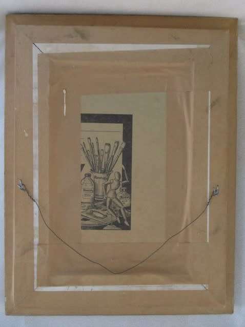 Beautiful framed original painting - signed