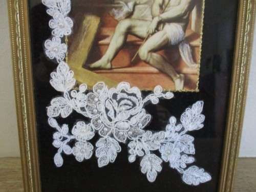 FRAMED HAND MADE RELIGIOUS ICON