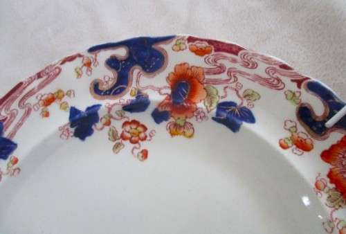 ANTIQUE K&C LATE MAYERS ART NOUVEAU DISPLAY PLATE - LOSOL WARE - TOKIO (CIRCA 1870-1936)