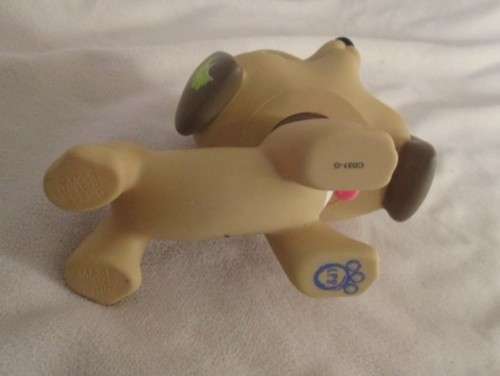 2008 HASBRO LITTLEST PET SHOP TAN DACHSHUND - BOBBLE HEAD - JUMBO SIZE NO. C031-G