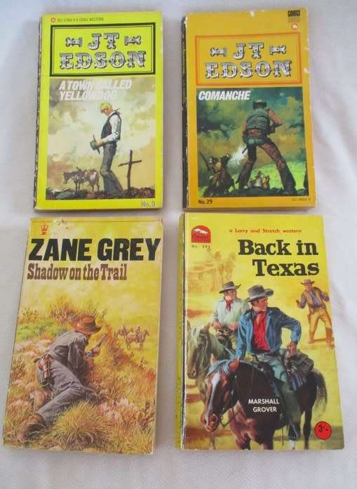 A BATCH OF TEN VINTAGE WESTERNS FOR YOUR READING PLEASURE