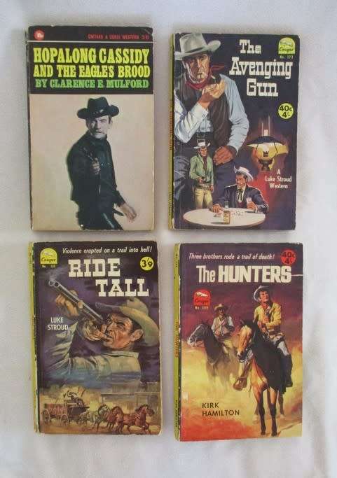 A BATCH OF TEN VINTAGE WESTERNS FOR YOUR READING PLEASURE