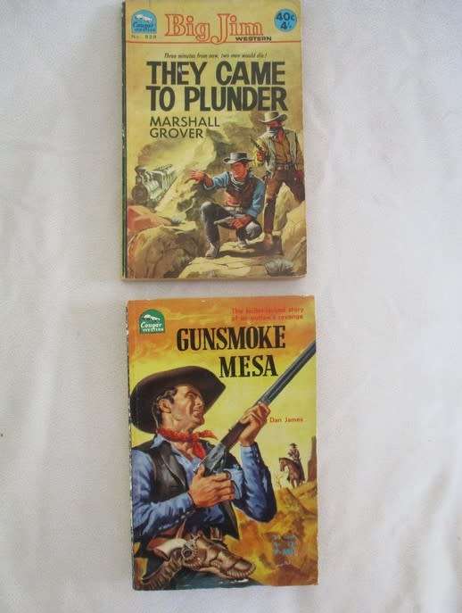 A BATCH OF TEN VINTAGE WESTERNS FOR YOUR READING PLEASURE