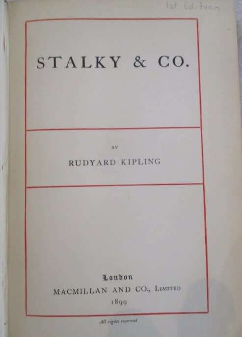 1891, 1899 & 1908 - TWO FIRST EDITIONS AND ONE EARLY EDITION - RUDYARD KIPLING BOOKS (WITH SWASTIKA)