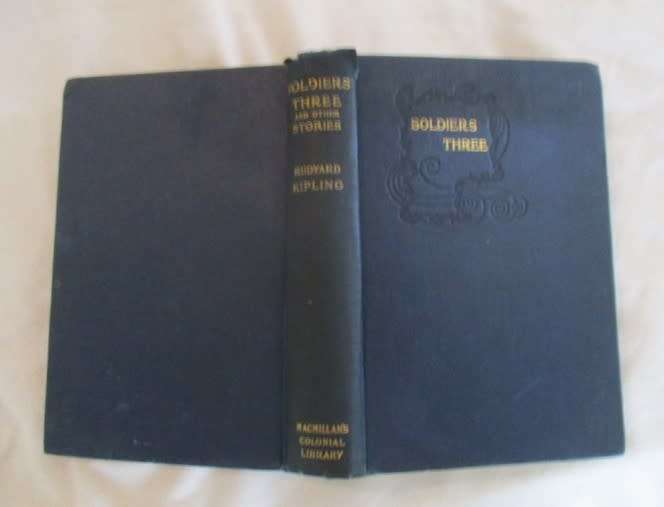 1891, 1899 & 1908 - TWO FIRST EDITIONS AND ONE EARLY EDITION - RUDYARD KIPLING BOOKS (WITH SWASTIKA)