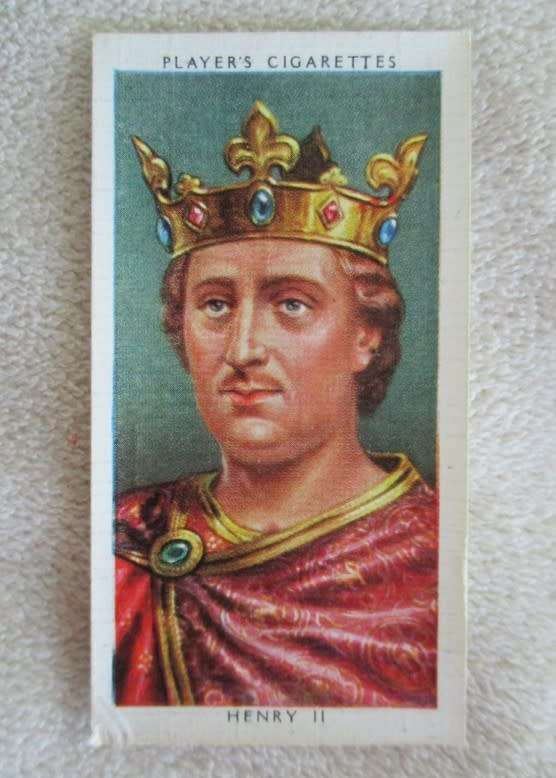 VINTAGE 1935 JOHN PLAYER & SONS CIGARETTE CARDS - ALL THE KING HENRYS OF ENGLAND!
