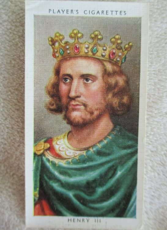 VINTAGE 1935 JOHN PLAYER & SONS CIGARETTE CARDS - ALL THE KING HENRYS OF ENGLAND!