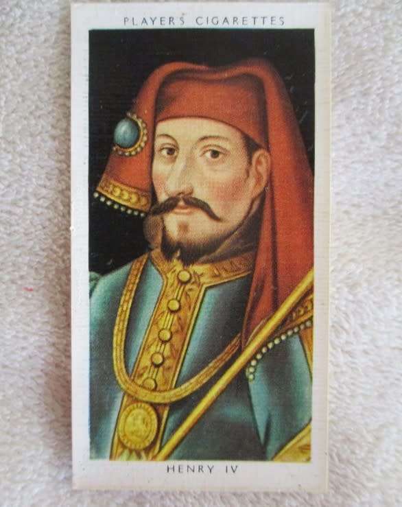 VINTAGE 1935 JOHN PLAYER & SONS CIGARETTE CARDS - ALL THE KING HENRYS OF ENGLAND!