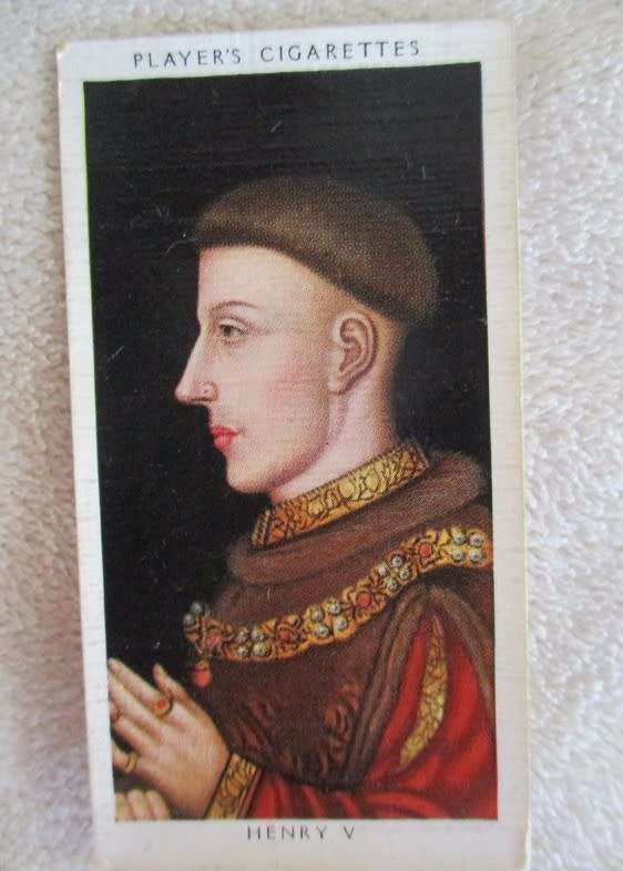 VINTAGE 1935 JOHN PLAYER & SONS CIGARETTE CARDS - ALL THE KING HENRYS OF ENGLAND!