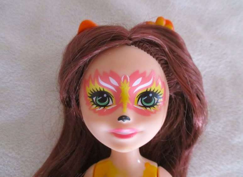 CUTE ENCHANTIMALS-LIKE DOLLY WITH CAT FACE AND EARS