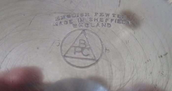 VINTAGE 1981 BPC, SHEFFIELD PEWTER TANKARD  ENGRAVED `MIKE`