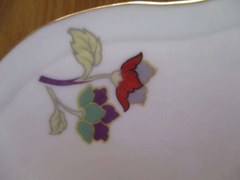 WOW!!  RARE ANTIQUE 1920`s PIRKENHAMMER, CZECHOSLOVAKIA HAND PAINTED OVAL DISH