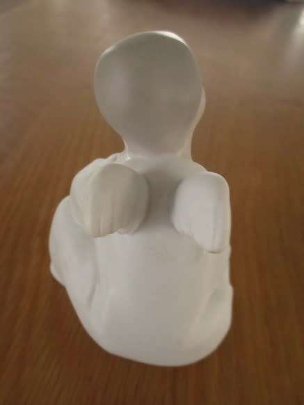 Vintage Nao Lladro angel with tambourine