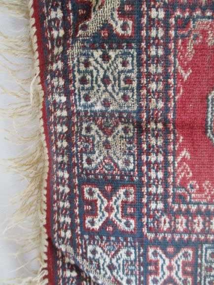 AN ANTIQUE FINELY HAND KNOTTED PERSIAN CUSHION - WONDERFUL CRAFTMANSHIP