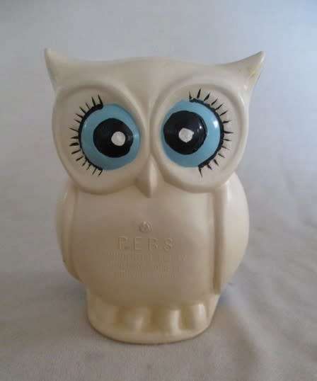 RARE!! VINTAGE/RETRO PEBS(PRUDENTIAL EQUITY BUILDING SOCIETY) OWL SAVINGS BANK/MONEY BOX