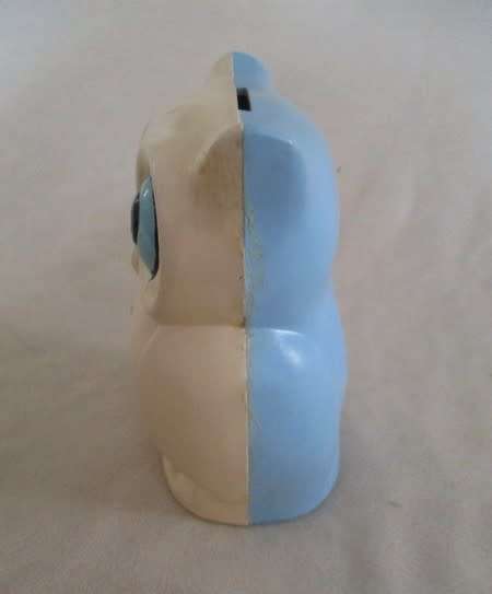 RARE!! VINTAGE/RETRO PEBS(PRUDENTIAL EQUITY BUILDING SOCIETY) OWL SAVINGS BANK/MONEY BOX