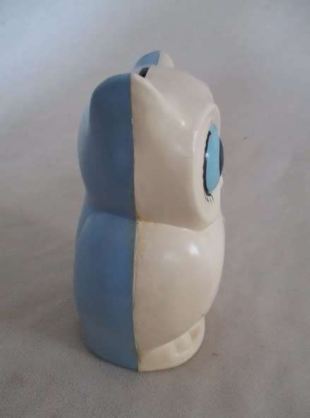 RARE!! VINTAGE/RETRO PEBS(PRUDENTIAL EQUITY BUILDING SOCIETY) OWL SAVINGS BANK/MONEY BOX