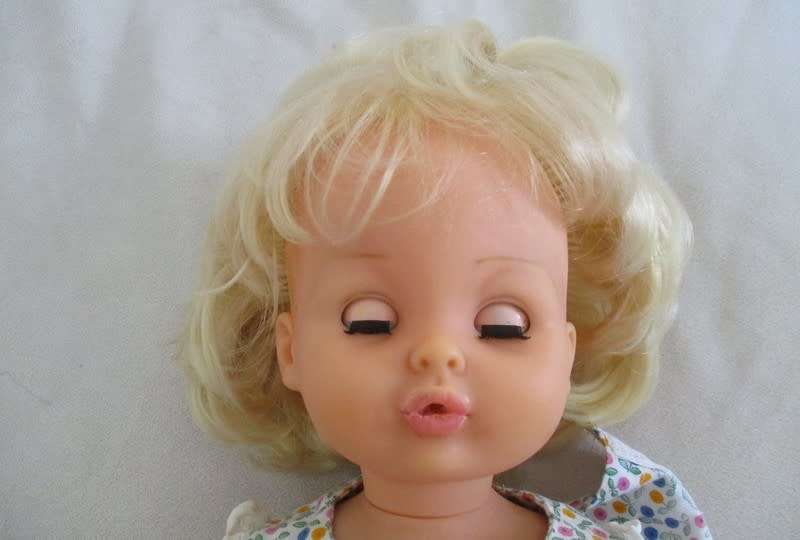 VINTAGE PRIMA FIRST LOVE BABY LOVE DOLL WITH UNUSUAL PULL STRING