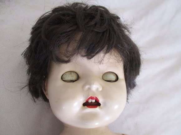 VINTAGE 1950`s  PEDIGREE `BRIGHTON BELLE` WALKIE TALKIE DOLL - 51CM TALL