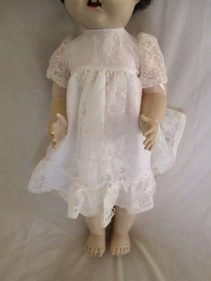 VINTAGE 1950`s  PEDIGREE `BRIGHTON BELLE` WALKIE TALKIE DOLL - 51CM TALL