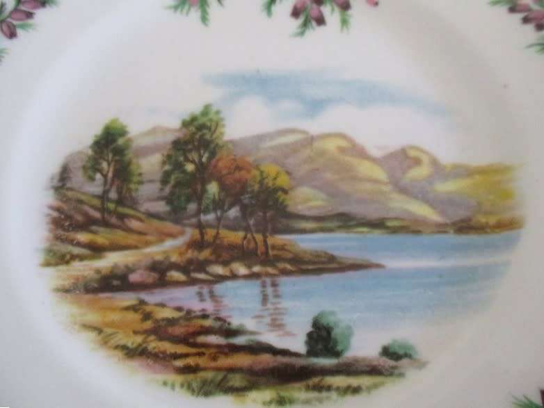 VINTAGE 1950`s/60`s ROYAL ALBERT PLATE - TRADITIONAL BRITISH SONGS SERIES - ROAD TO THE ISLES