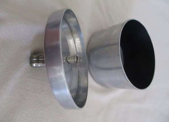 SO QUIRKY!!  CARROL BOYES STYLE SILVER METAL LIDDED CANISTER WITHPEWTER MAN PEEPING THROUGH LID