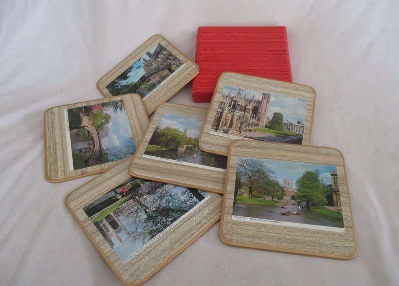 A SET OF SIX QUALITY WIN-EL-WARE PLACEMATS IN ORIGINAL CANISTER