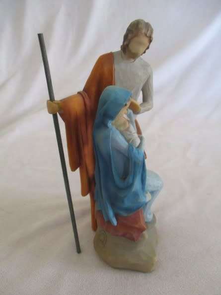 FOR ALLANNA MARRIOTT ONLY   GENUINE SIGNED SUSAN LORDI WILLOW TREE HOLY FAMILY STATUE (VINTAGE 2010)