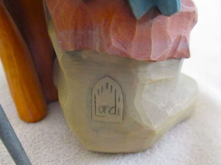 FOR ALLANNA MARRIOTT ONLY   GENUINE SIGNED SUSAN LORDI WILLOW TREE HOLY FAMILY STATUE (VINTAGE 2010)