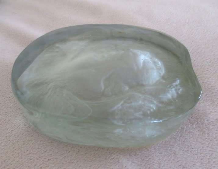 TWO STUNNING GLASS PAPERWEIGHTS FOR ONE PRICE - LION AND FISH
