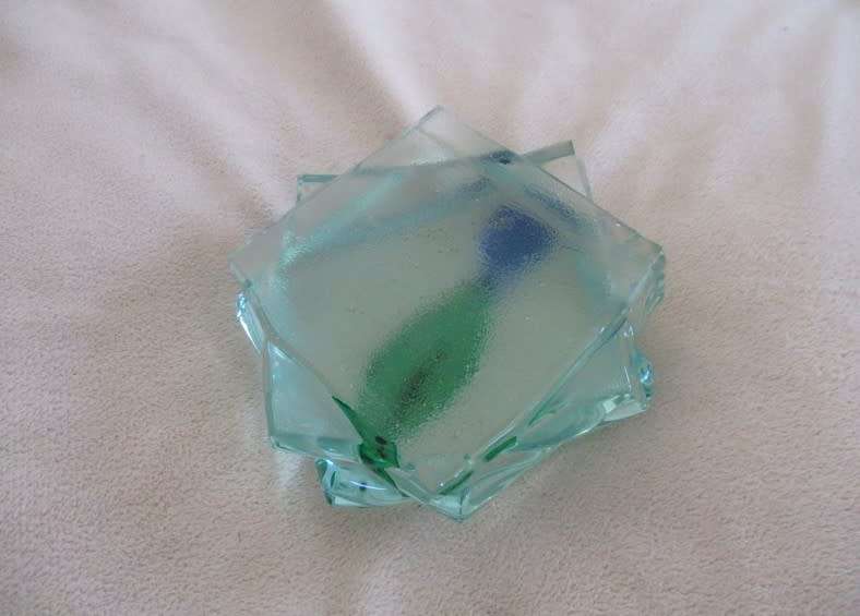 TWO STUNNING GLASS PAPERWEIGHTS FOR ONE PRICE - LION AND FISH