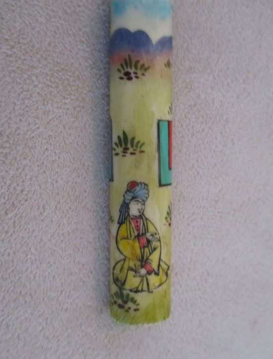 Vintage hand painted Chinese letter opener in original box