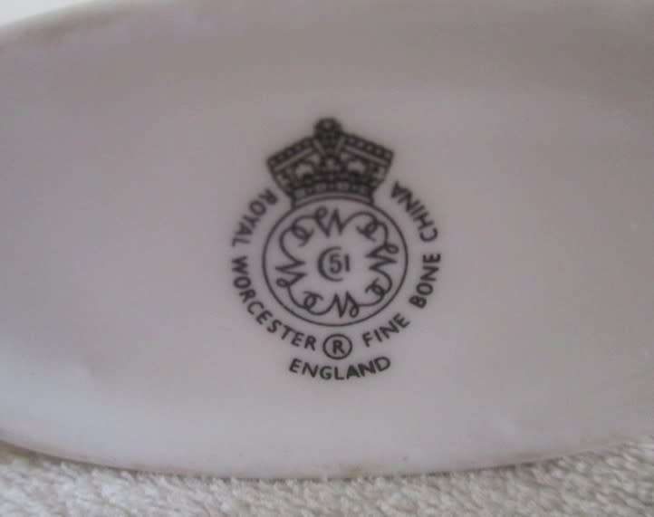 Royal Worcester fine bone china toothpick holder