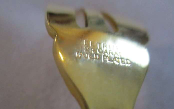 Six Eetrite 24ct gold plated Royal Albert Cake forks in box- Moss Rose - excellent condition