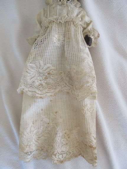 Small antique French 1930`s Societe Nobel Francaise black doll