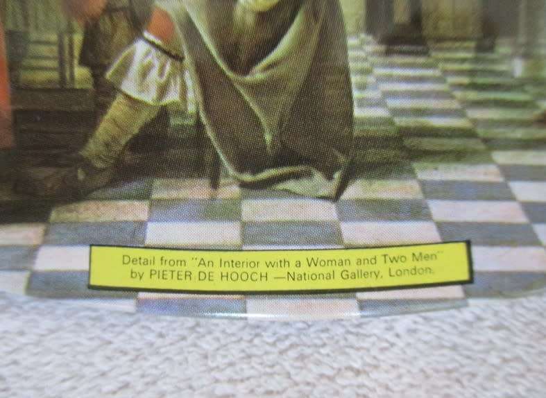 Six quality Worcester ware Savoy Cocktail Mats/Coasters depicting paintings by Dutch Masters