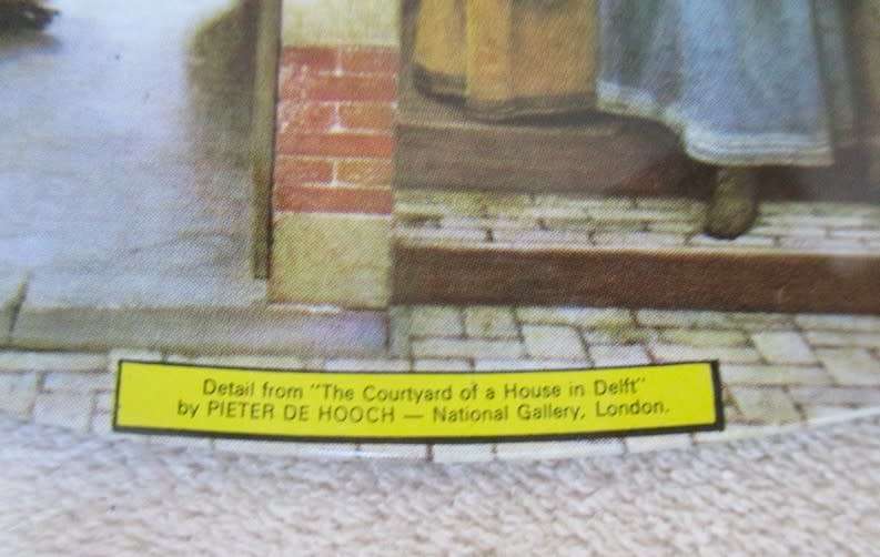 Six quality Worcester ware Savoy Cocktail Mats/Coasters depicting paintings by Dutch Masters